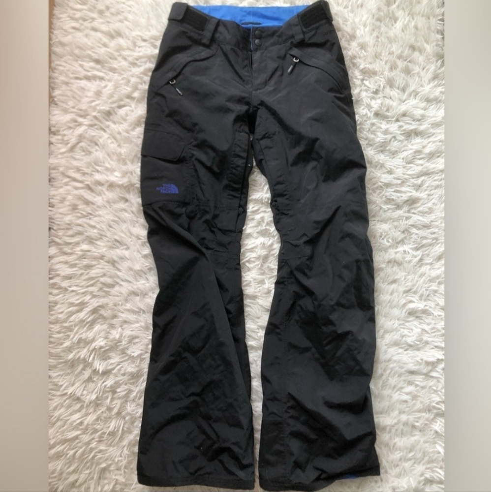 The North Face Women's Hyvent Black and Blue Snow Pants Size Small